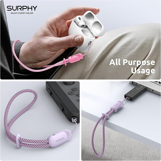 SURPHY 2 color wrist phone strap