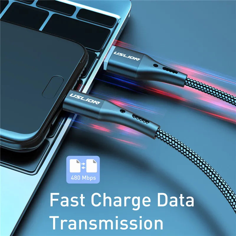 USB-type c charging cable for devices