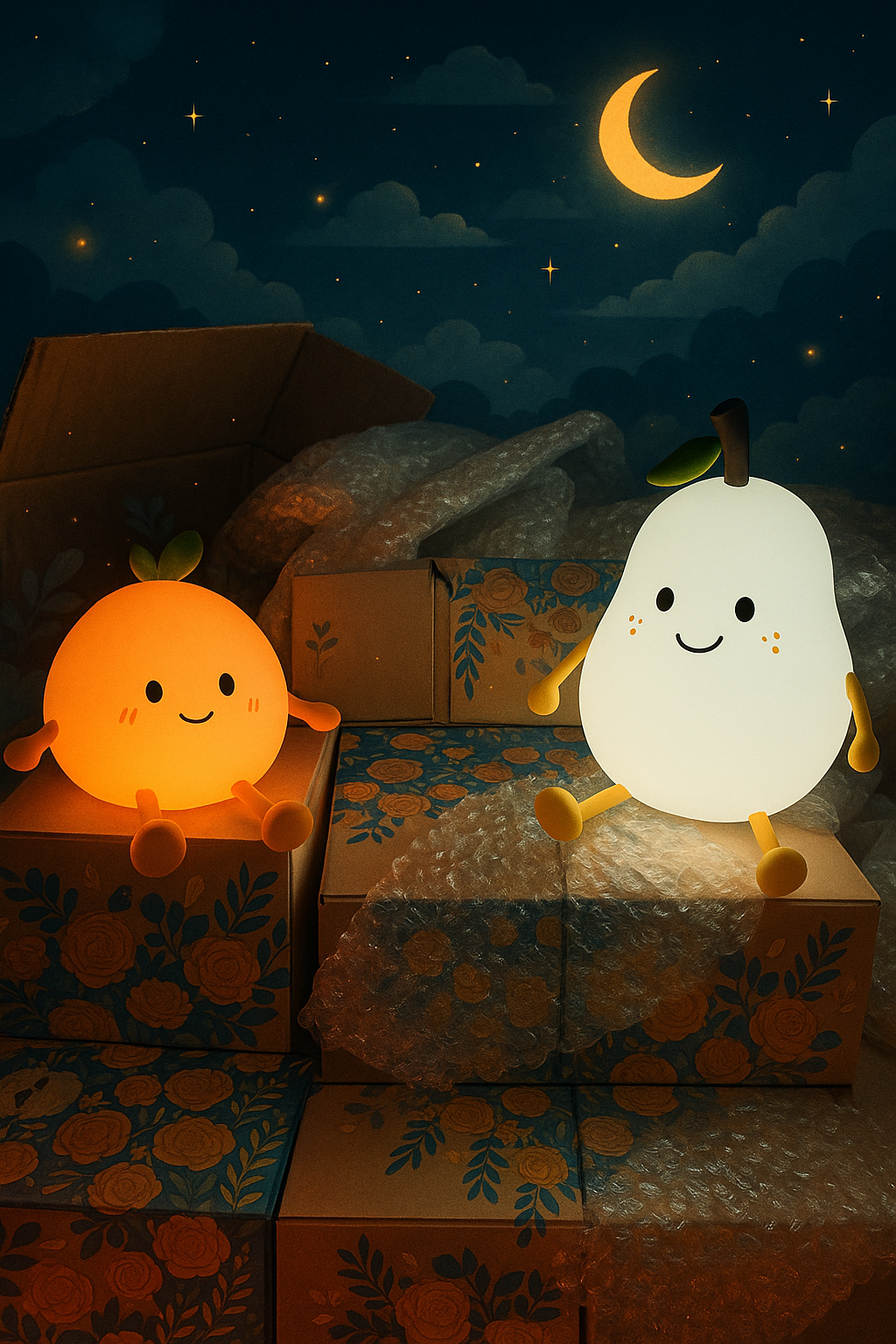 Peach & Pear Light Duo