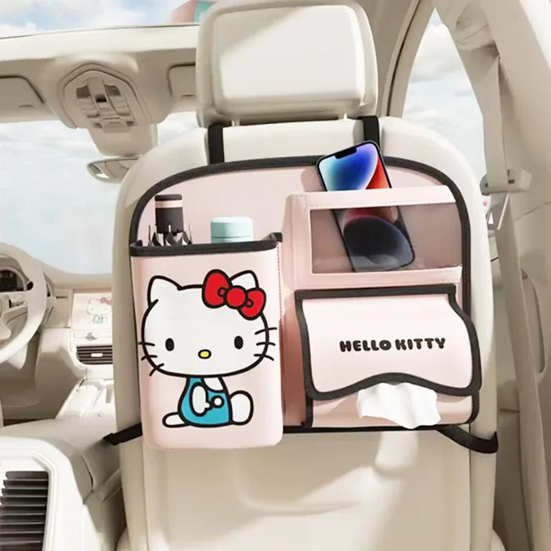 Cute Hello Kitty Seat Back Storage Box