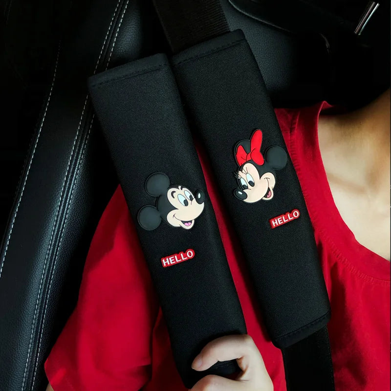 Cartoon-inspired seat belt covers