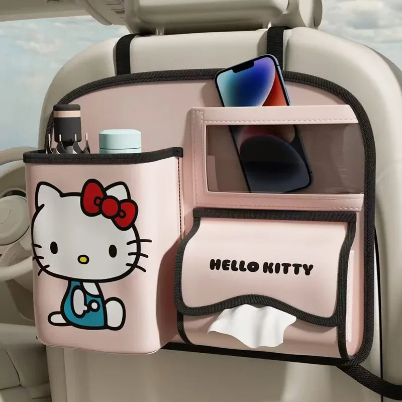 Cute Hello Kitty Seat Back Storage Box