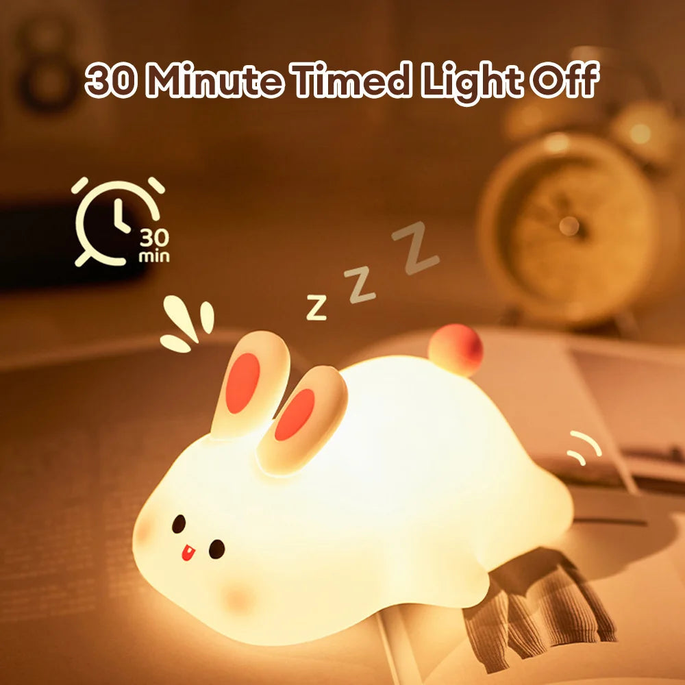 Cute silicone night lamp