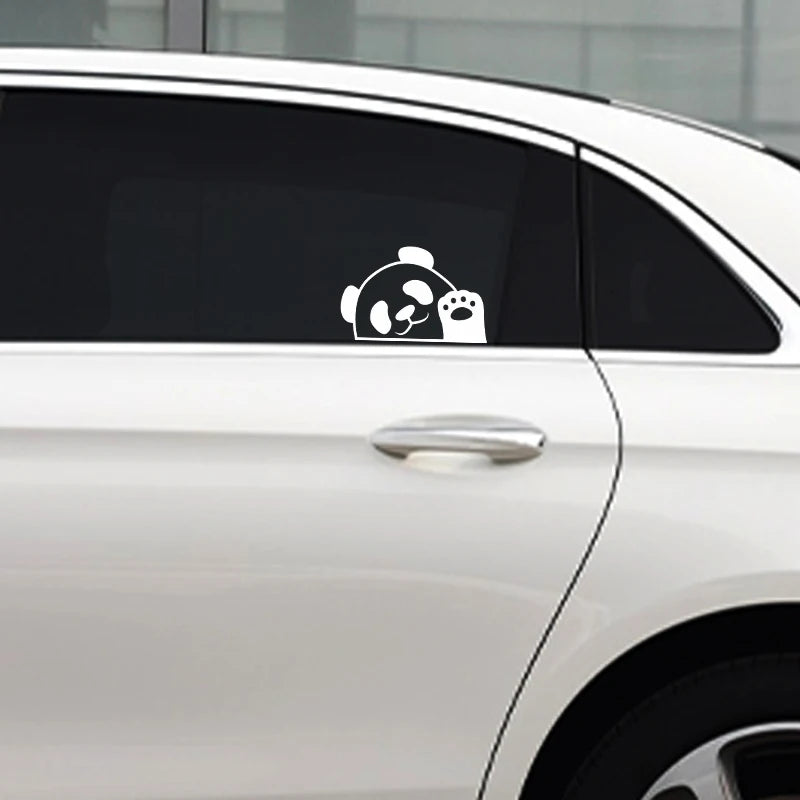 Panda car sticker