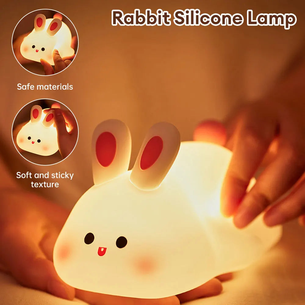 Cute silicone night lamp