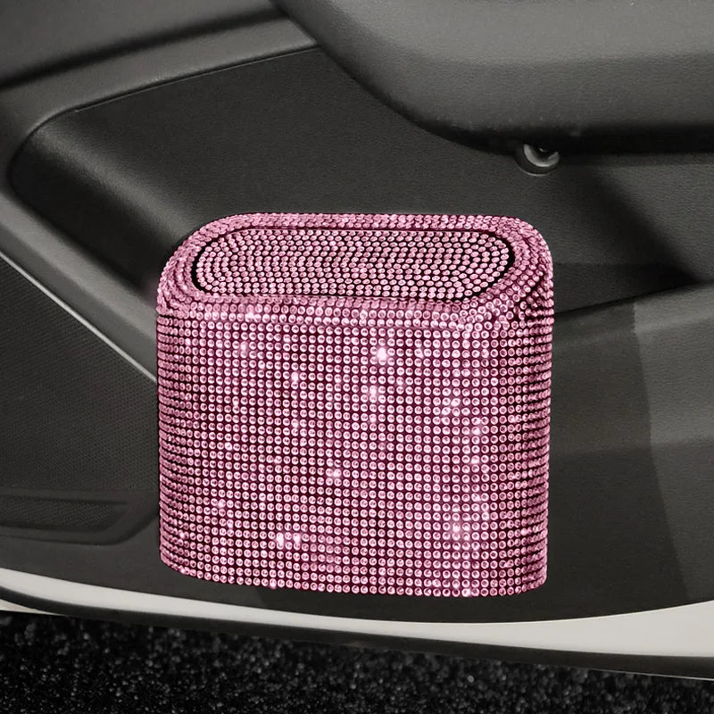 Shiny car trash can